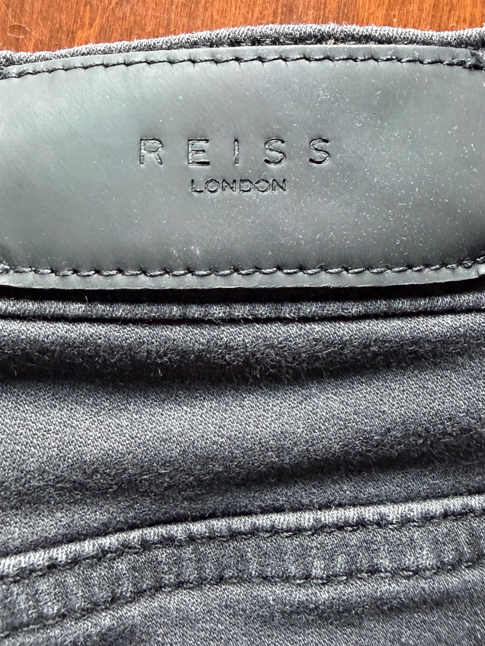 Reiss Men's Charcoal Slim Fit Jeans Size 30/32